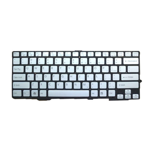 English US Laptop Keyboard For SONY For VAIO SVS13 SVS131 149061411US Silver