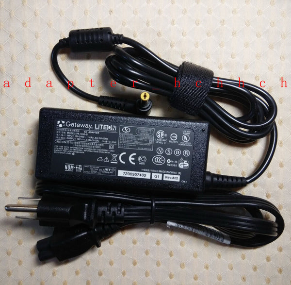 Original 65W AC Adapter for Gateway NV570P09u NV570P17u,NV570P08u,NV53 NV78 NV79