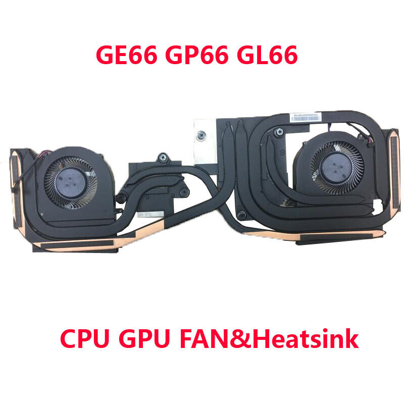 CPU GPU FAN&Heatsink For MSI GE66 GP66 GL66 PABD08008SH N440 N441 1.0A 5VDC