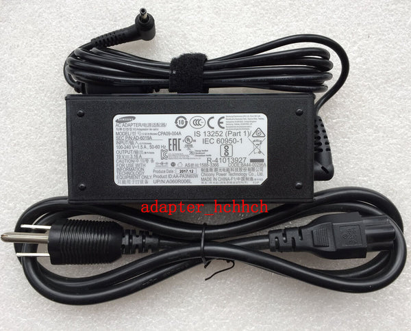 New Original OEM Samsung Notebook 9 Pro NP940X5N-X02US CPA09-004A 60W AC Adapter