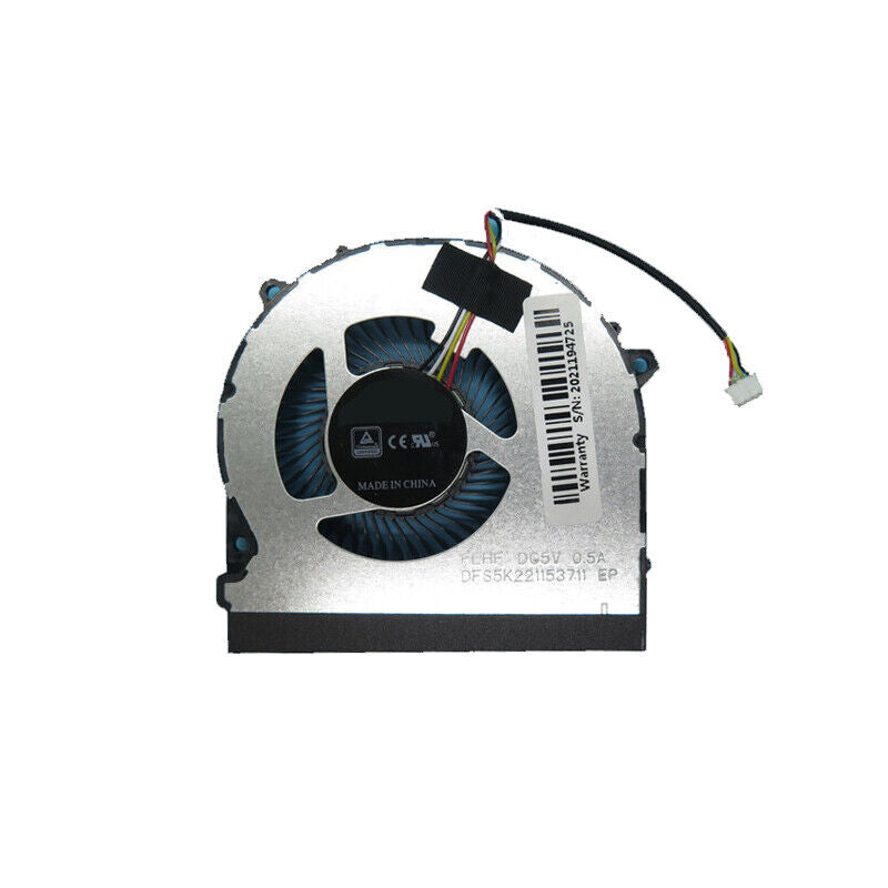 Laptop CPU Fan For Sager NP6856 NP6858CQ NP6876 NP6876-S DC5V 0.5A 4PIN New