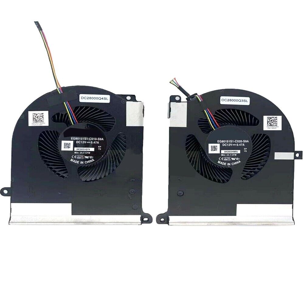 Laptop CPU GPU Fan For Alienware Area-51m R2 0TPV77 TPV77 0TW5Y8 TW5Y8 New