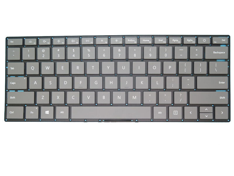 Gray Keyboard For Microsoft surface Laptop 5 13.5” 1950 1951 United States US