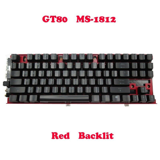 Red Backlit English Keyboard For MSI GT80 GT80S GT83 GT83VR MS-1812 OS11812001