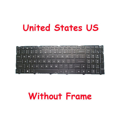 US Backlit Keyboard For CLEVO PB50EF PB50RD PB51RF PB70ED PB70RC PB71RC English