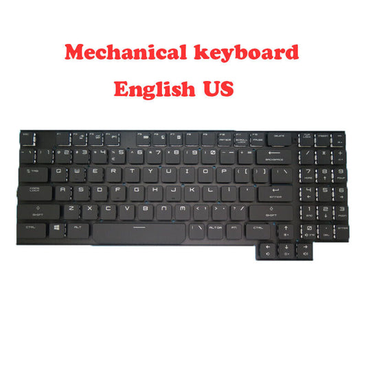 US GT75VR Mechanical Keyboard For MSI GT75VR Titan 7RE 7RF MS-17A2 English