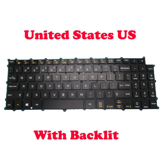 US Backlit Keyboard For LG 15Z990 15ZB990 15ZD990 LG15Z99 17Z990 17ZB990 17ZD990