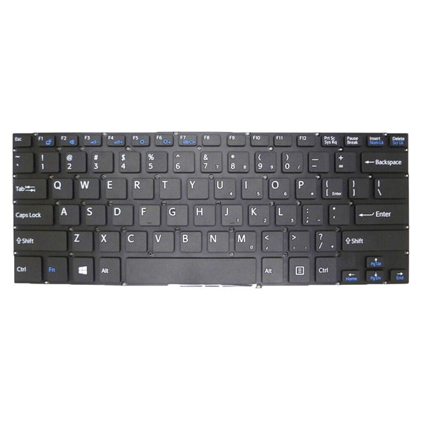 English US Laptop Keyboard For SONY VAIO SVF14A 149238221US 149237621US Black