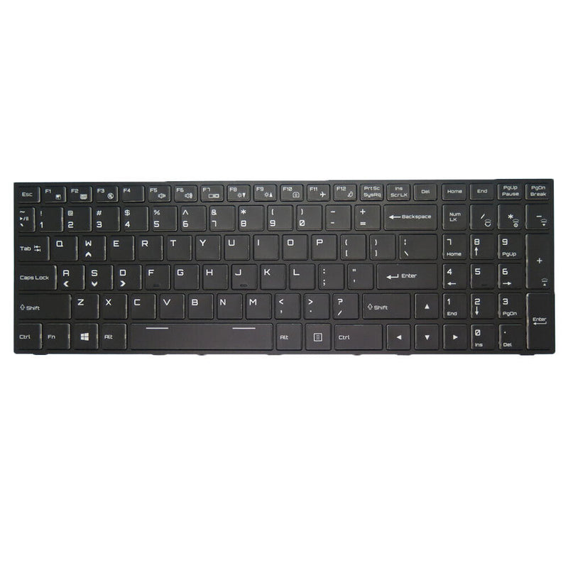 English US Laptop Keyboard For Sager NP8151 NP8152 NP8155 NP8156 NP8157 Backlit