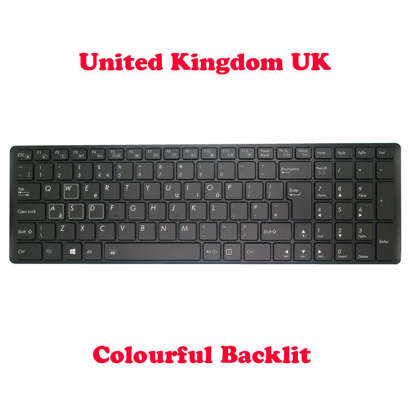 Keyboard For Gigabyte P35K P35G V142645HK1 2Z703-UIX71-S10S United Kingdom UK