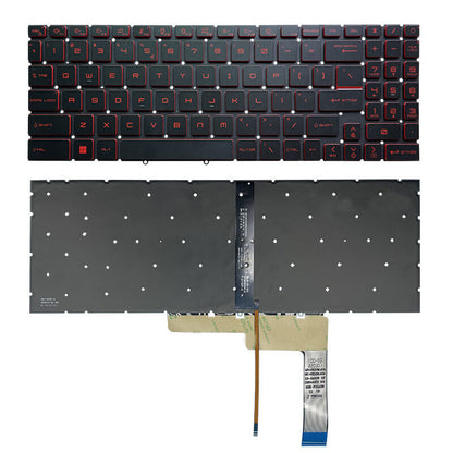 Monochrome Backlit GF66 US Keyboard For MSI GF66-12U 12UE 12UG 12UC 12UD 12UGS