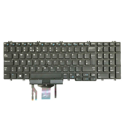 UK Keyboard For DELL Precision 7530 7540 7730 7740 0KRG22 KRG22 Backlit&Pointing