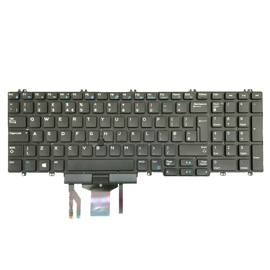 UK Keyboard For DELL Precision 7530 7540 7730 7740 0KRG22 KRG22 Backlit&Pointing