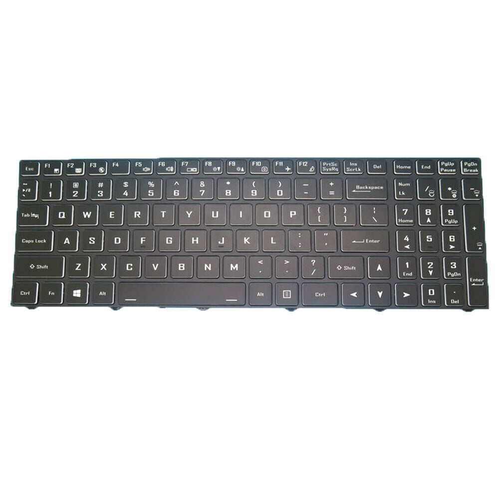 English US Laptop Keyboard For Sager NP7879 NP7879JQ NP7879KQ NP7879PQ Backlit