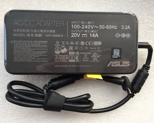 New Original ASUS ROG Strix SCAR 17 G732LXS-XS99 ADP-280BB B 280W AC/DC Adapter@