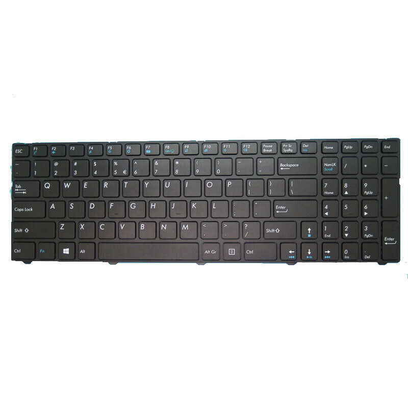 Laptop Keyboard For MEDION AKOYA P6402 MD60800 United States US Black With Frame