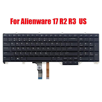 New 02C6KH 2C6KH Laptop US Keyboard For DELL Alienware 17 R2 R3 English Backlit