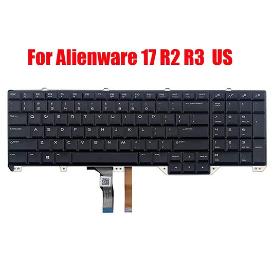 New 02C6KH 2C6KH Laptop US Keyboard For DELL Alienware 17 R2 R3 English Backlit