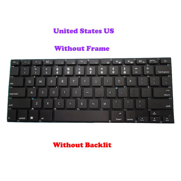 NO Backlit US Keyboard For Tongfang U33 D0K-V6309B English Compatible C16S C16B
