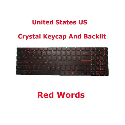 Laptop Red Backlit MS17FK Keyboard For MSI Bravo 17 / 17 A4DDR MS-17FK English