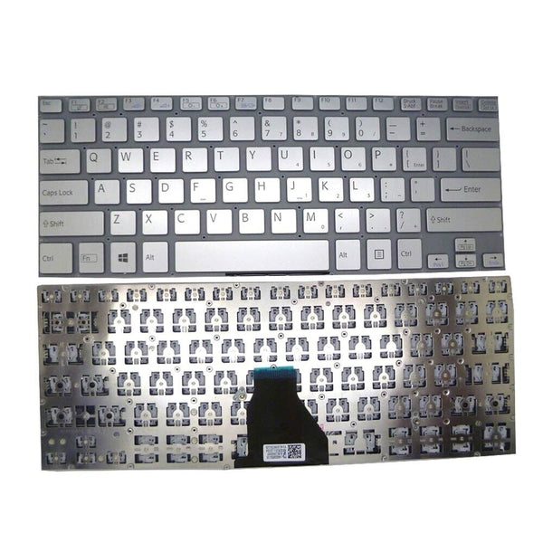 US Keyboard For SONY VAIO SVF14A 9Z.NABBQ.101 149238521US V141206CS1US Silver