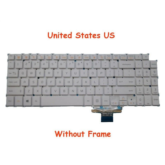 US Keyboard For LG 15Z950 15U560 SG-80100-XUA SN5844 AEW73609802 English White