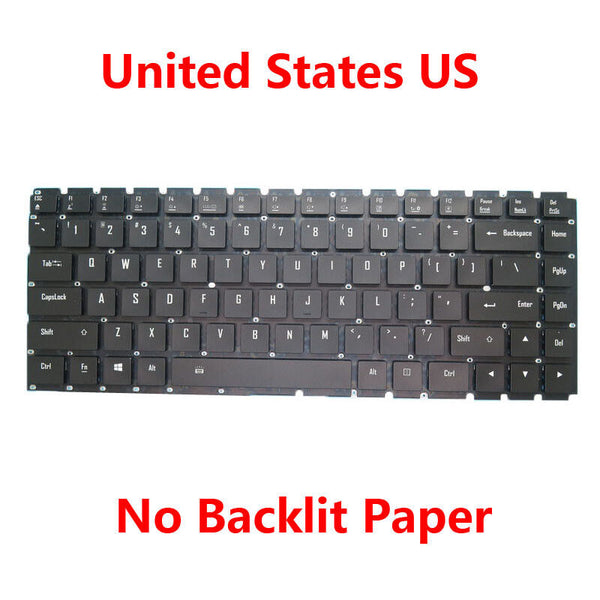 No Backlit Keyboard For Gigabyte AERO 14 14-W6 14-W7 14-K7 14-K8 14W V7 14K V8