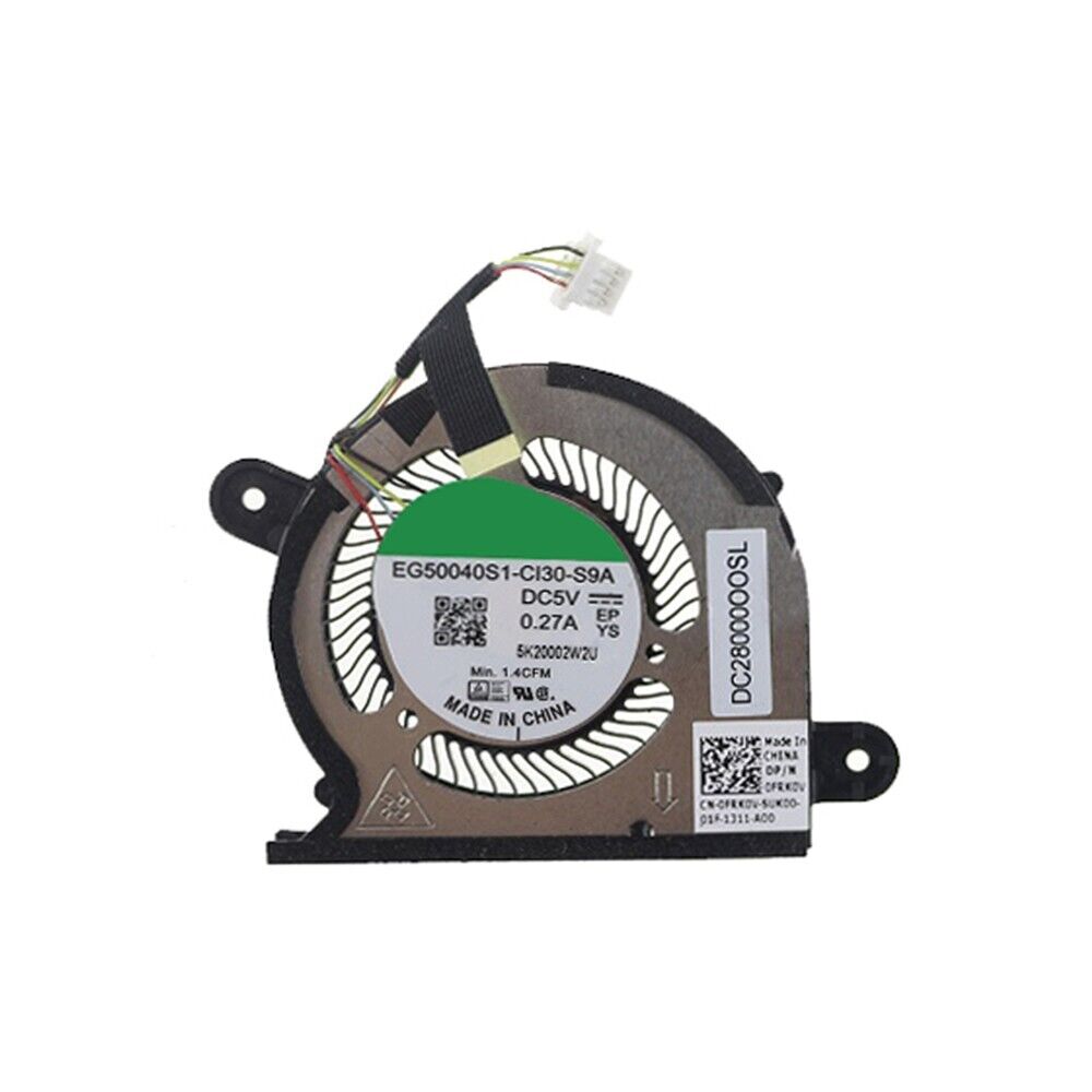 0FRK0V FRK0V Laptop GPU Fan For DELL XPS 13 9300 DC28000OOSL EG50040S1-CI30-S9A