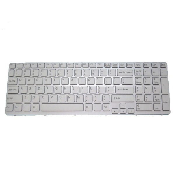 English US Laptop Keyboard For SONY For VAIO SVE15 MP-11K73US-920W White New