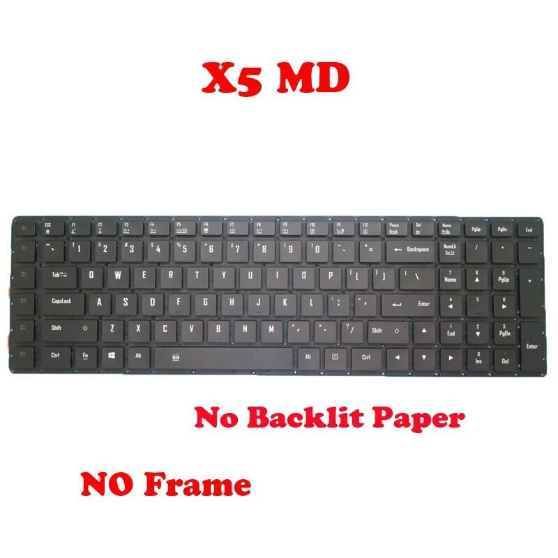 English No Backlit Keyboard For Gigabyte AORUS X5 MD V7 V8 AORUS X7 V7 X7 DT V7