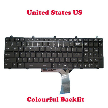 NO Backlit Keyboard For MSI GX60 GX70 3BE 3CC WT60 2OJ 2OK WT70 2OL Z70 English