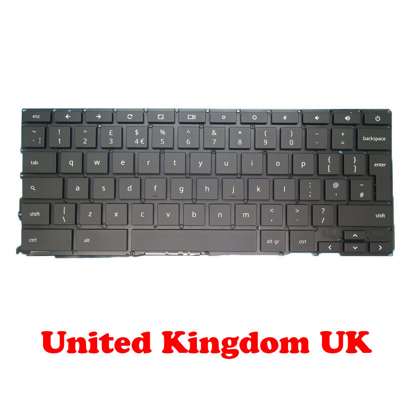 UK Backlit Keyboard For Google Chromebook Pixel 2015 C1501W United Kingdom