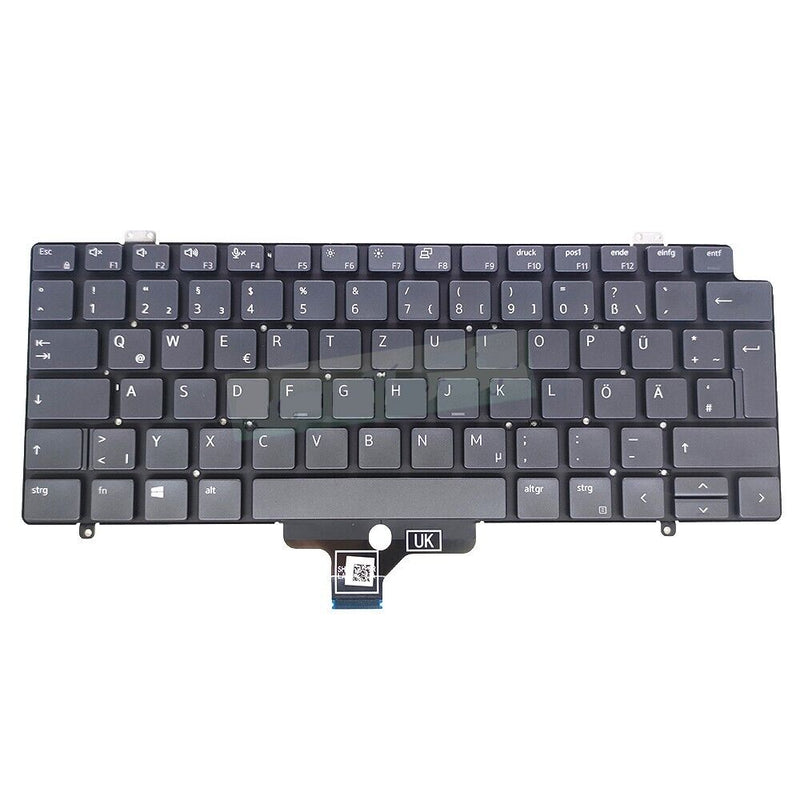 German Keyboard For DELL Latitude 7410 0DVX21 DVX21 PK132UG1A18 Without Backlit