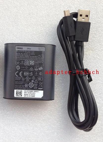 New Original Dell 24W 19.5V/5V Adapter for Dell Venue 7140 Pro HA24NM130 Tablet