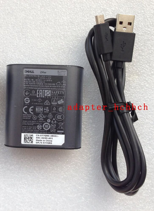 New Original Dell 24W 19.5V/5V Adapter for Dell Venue 7140 Pro HA24NM130 Tablet