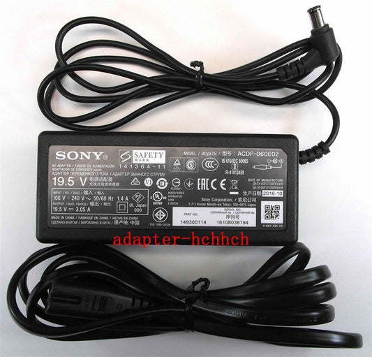 New Original OEM Sony 19.5V AC Adapter&Cord for Sony Bravia KDL-32WE615 LCD TV