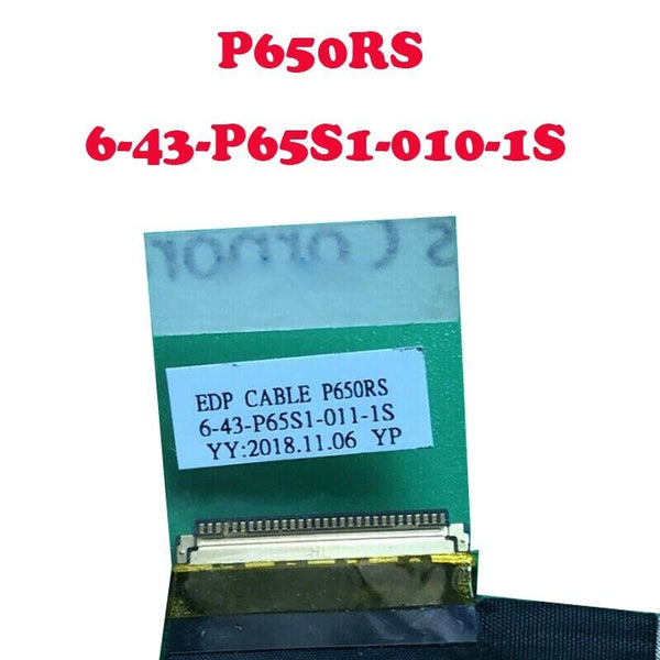 30PIN LCD Cable For CLEVO P650RS 6-43-P65S1-010-1S P650HP6 P651HP6 P650HS P651HS