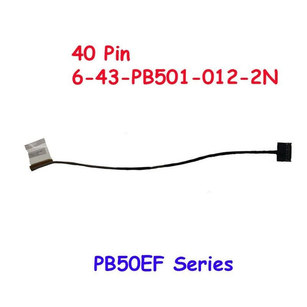 40Pin LCD Cable For CLEVO PB50EF 6-43-PB501-012-2N 6-43-PB501-R10-1N PB51EF