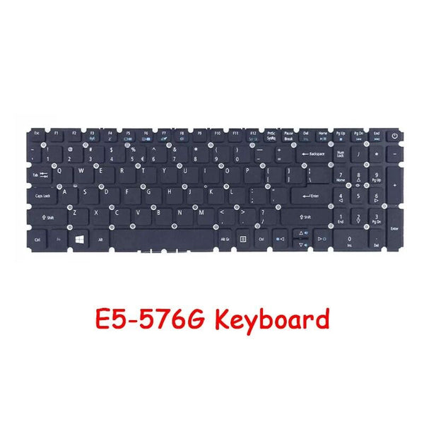 Laptop Keyboard For ACER Aspire E5-576G Without Backlit United States US Black