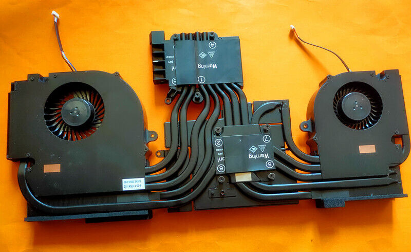 X170SM CPU VGA FAN Heatsink For CLEVO X17SN X170 X170SM-G RTX20 6-31-X17SN-104
