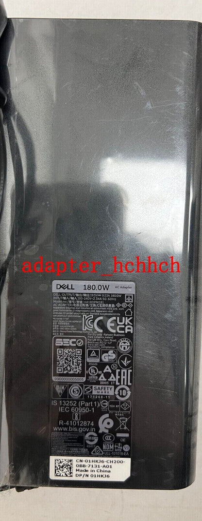 New Original Dell Precision 7550 HA180PM181 AC Power Adapter Supply Cord/Charger
