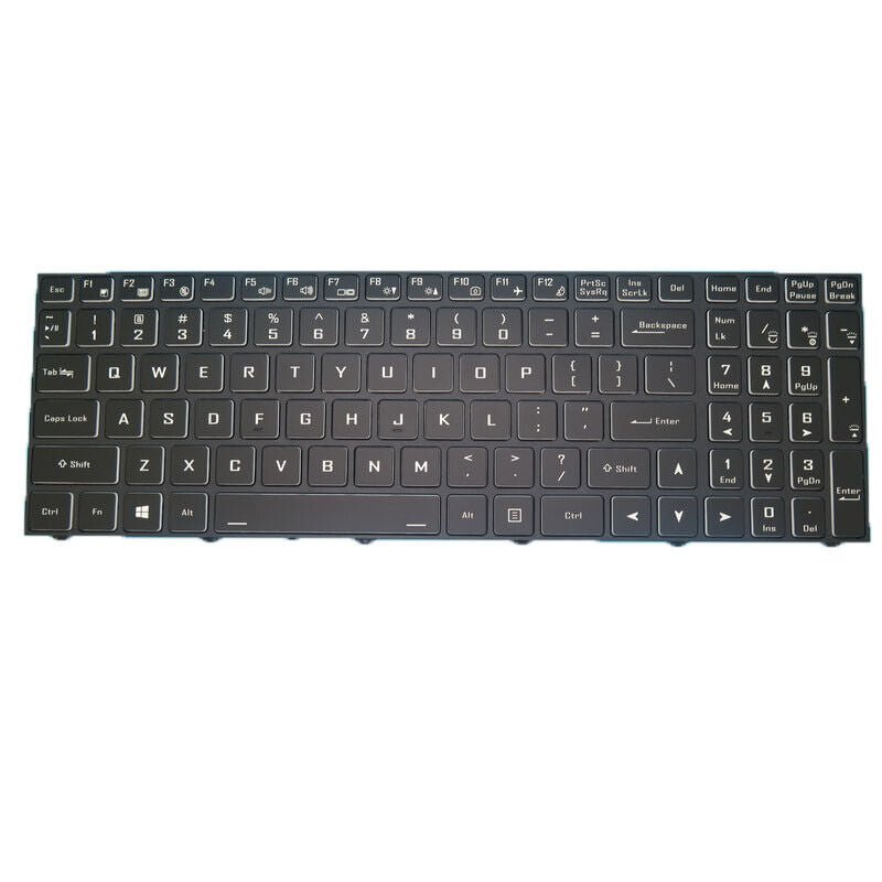 No Backlit Keyboard For CLEVO NJ50CU CVM18H93US94304 6-80-NJ500-01A-1 English