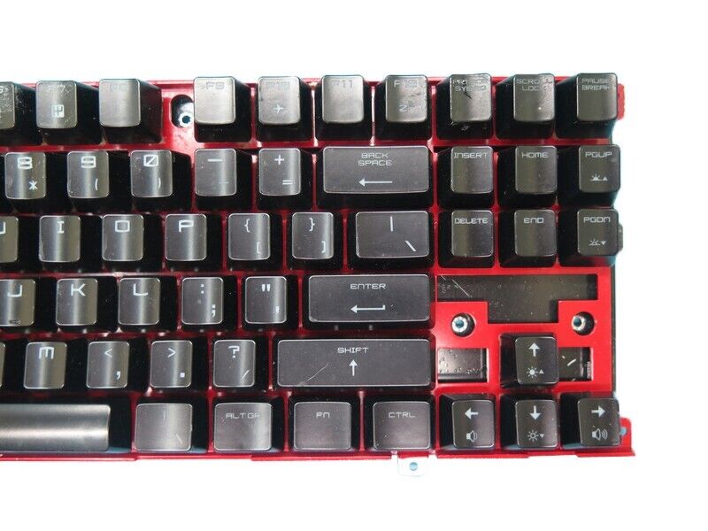 Used RGB Backlit English Keyboard For MSI GT80 GT80S GT83VR MS-1815 OS11815001