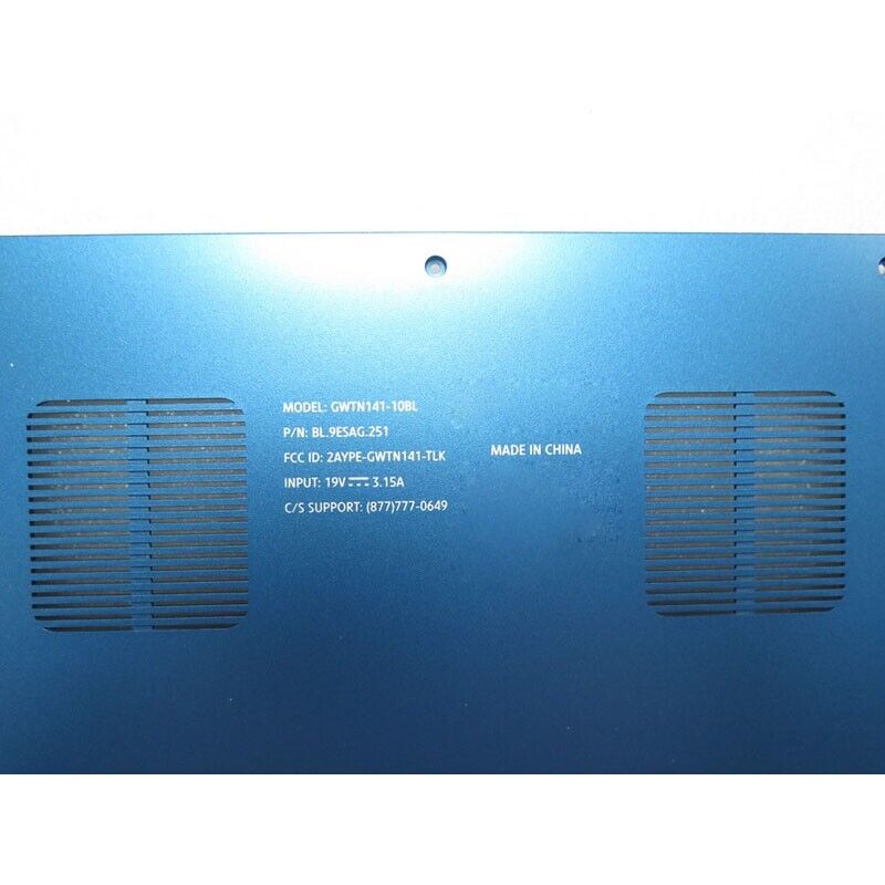 Laptop Blue Bottom Case For Gateway GWTN141-6BL GWNR51416-BL GWTN141-10BL
