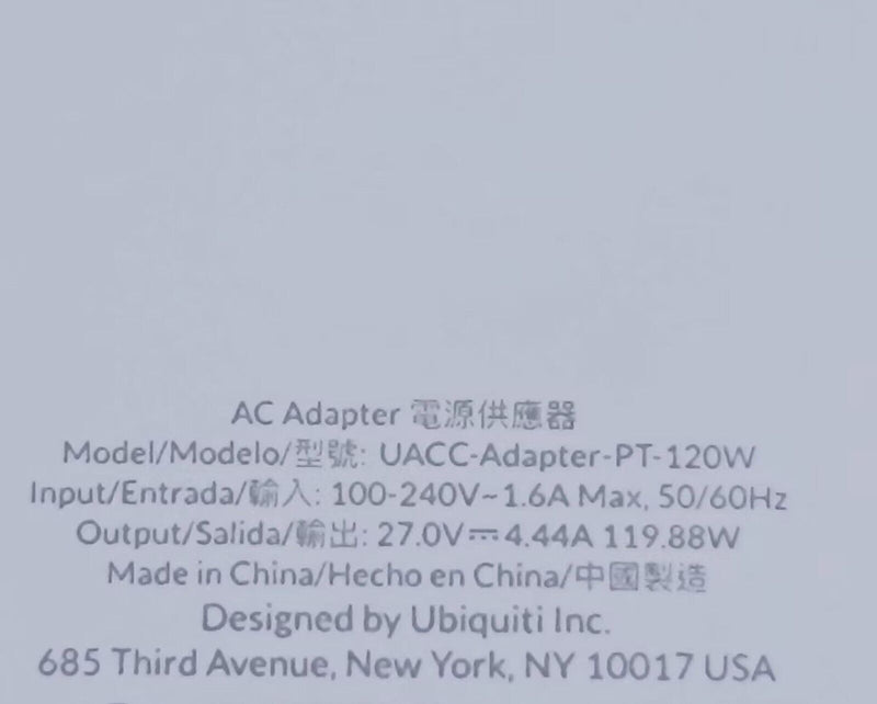 New Original UISP UACC-Adapter-PT-120W Ubiquiti Networks UISP-R-PRO Edge Router@