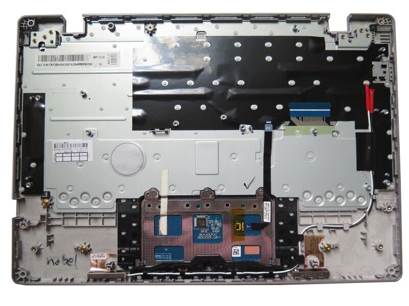 Keyboard Palmrest For Samsung XE310XBA English US Upper Cse With Touchpad New