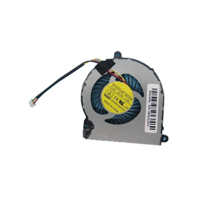 CPU FAN For CLEVO PA70HP PA71HP DFS541105FC0T-FL2W 6-31-P6502-201 PA70HS PA71HS