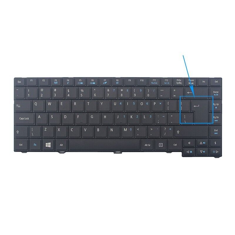 Keyboard For ACER TravelMate 4740 P243-M P633 United States US No Backlit Black