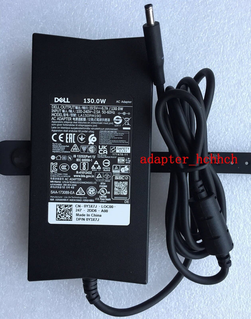 New Original OEM Dell 130W Adapter for OptiPlex 7000 Micro HA130PM190 LA130PM190