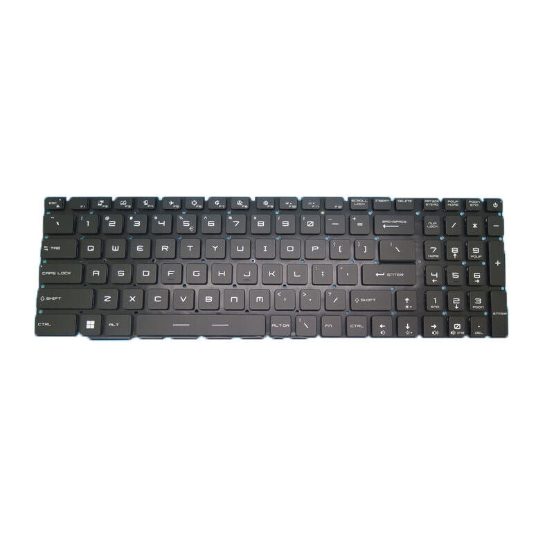 Per-Key RGB Backlight Keyboard For MSI Stealth 17M A12U A12UE MS-17R1 English
